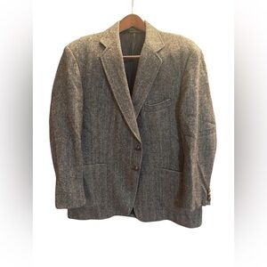 Vintage Harris Fashion Group Women's Wool
Blazer M Brown Herringbone